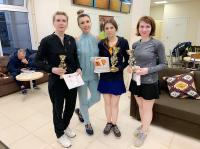 Призёры вместе с главным судьёй турнира Натальей Гудкиной